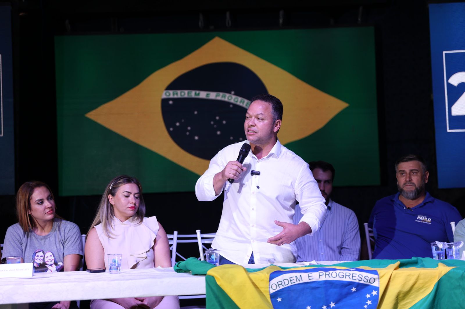 Lideranças do Podemos, Novo, PSDB, Cidadania, DC e PRTB, reforçam apoio a Cláudio Ferreira em Rondonópolis