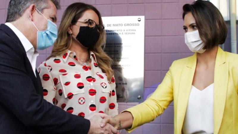 Mauro Mendes não vê Michelle como sucessora de Bolsonaro: ‘precisa ter experiência’