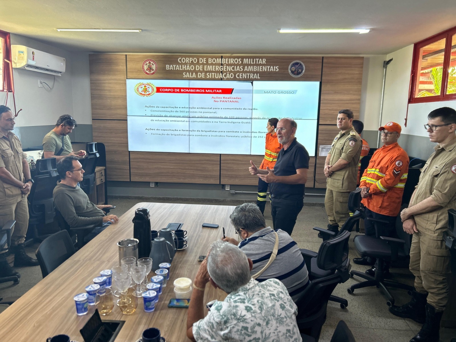 Comissão da AL faz reunião com Bombeiros para atualizar ações de combate a incêndios no pantanal