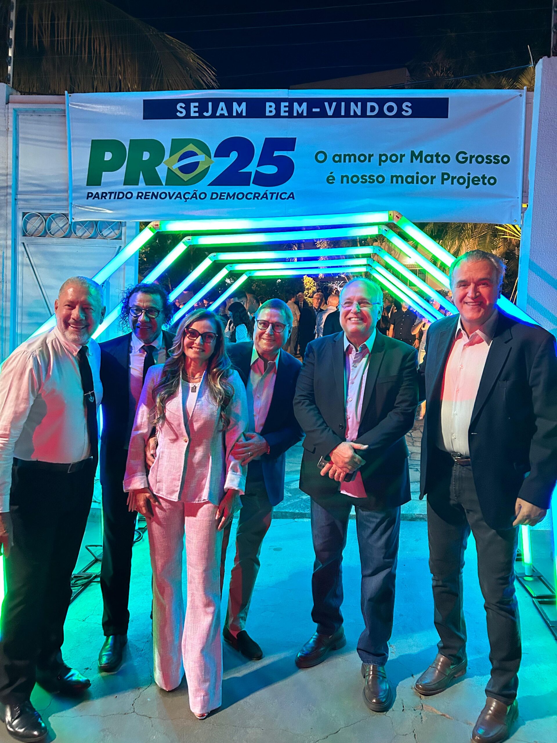 PRD inaugura diretório estadual e defende Felipe Wellaton como vice na chapa de Botelho em Cuiabá