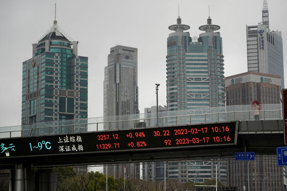 Ações da China caem em meio a perdas de gigantes do setor imobiliário