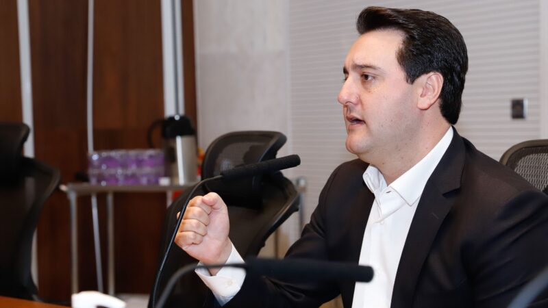 Ratinho Junior defende união com governo federal para atrair mais investimentos nas rodovias do Paraná