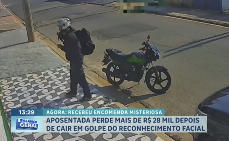 FOTO NA ENTREGA DA MERCADORIA: Golpistas usam reconhecimento facial para aplicar golpes em idosos