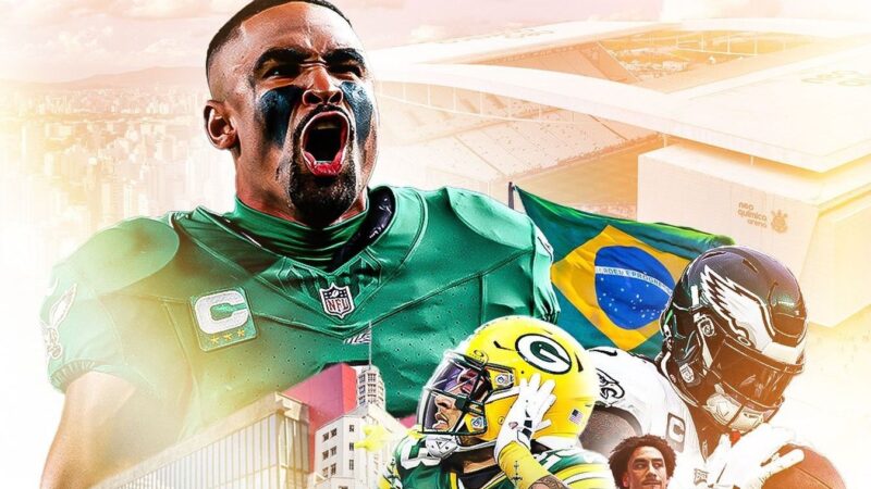 NFL no Brasil: onde assistir a Eagles x Packers