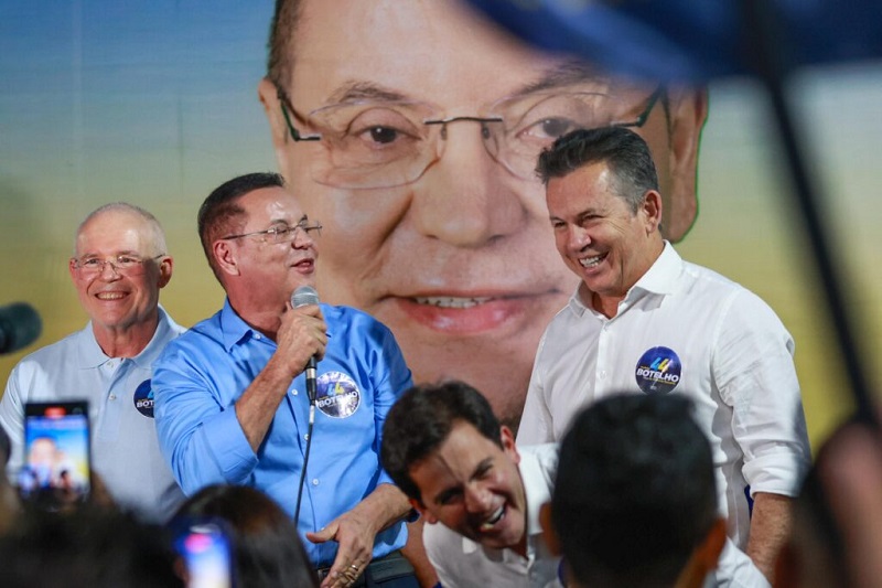 Presidente do União Brasil Mauro Mendes acredita em segundo turno em Cuiabá e defende vote conciente do eleitor