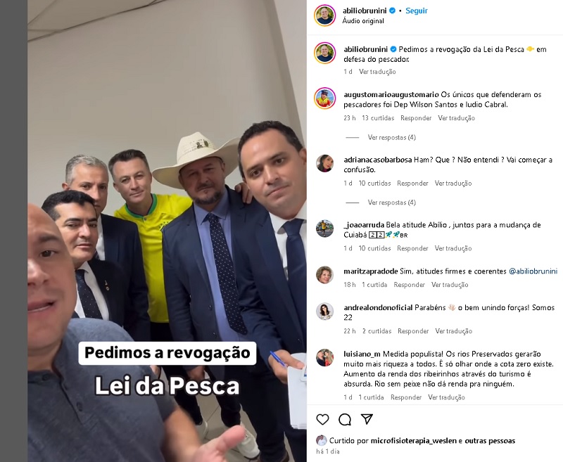 Deputado acusa Abílio de golpe eleitoreiro para ganhar apoio da cadeia pesqueira de Mato Grosso; vídeo – Jornal Advogado – Em Mato Grosso
