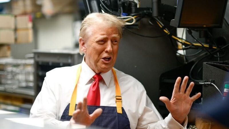 McDonald’s não deu permissão para Trump fritar batatas e nega apoio ao republicano