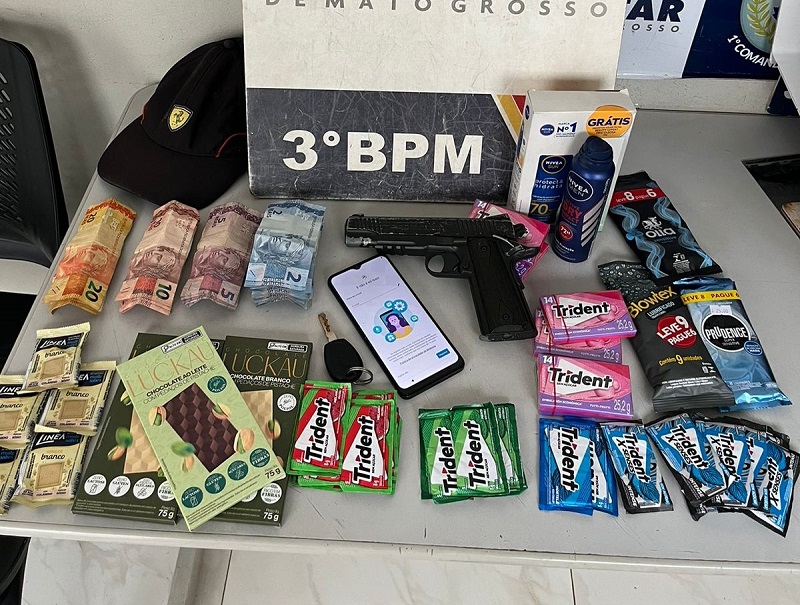 PM apreende adolescentes suspeitos por roubo a farmácia e apreende simulacro de arma de fogo – Jornal Advogado – Em Mato Grosso