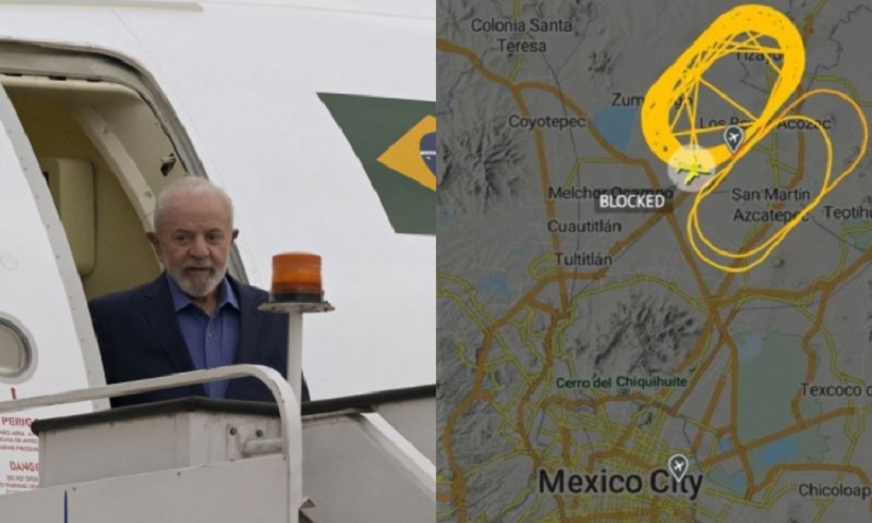 URGENTE: AVIÃO DE LULA DA PANE E FICA ANDANDO EM CÍRCULOS ATÉ ACABAR COMBUSTÍVEL