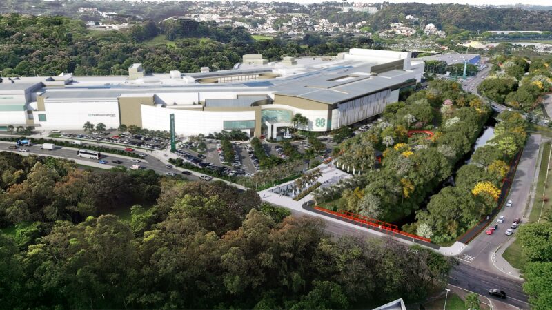 Com investimento de R$ 400 mi, expansão de shopping da Multiplan é maior obra privada do Paraná