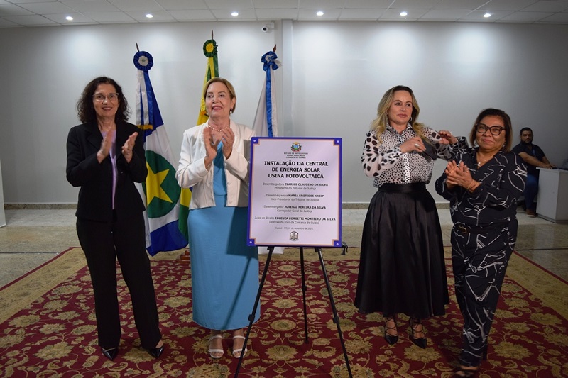 Presidente do TJMT inaugura central de energia fotovoltaica do Fórum de Cuiabá – Jornal Advogado – Em Mato Grosso
