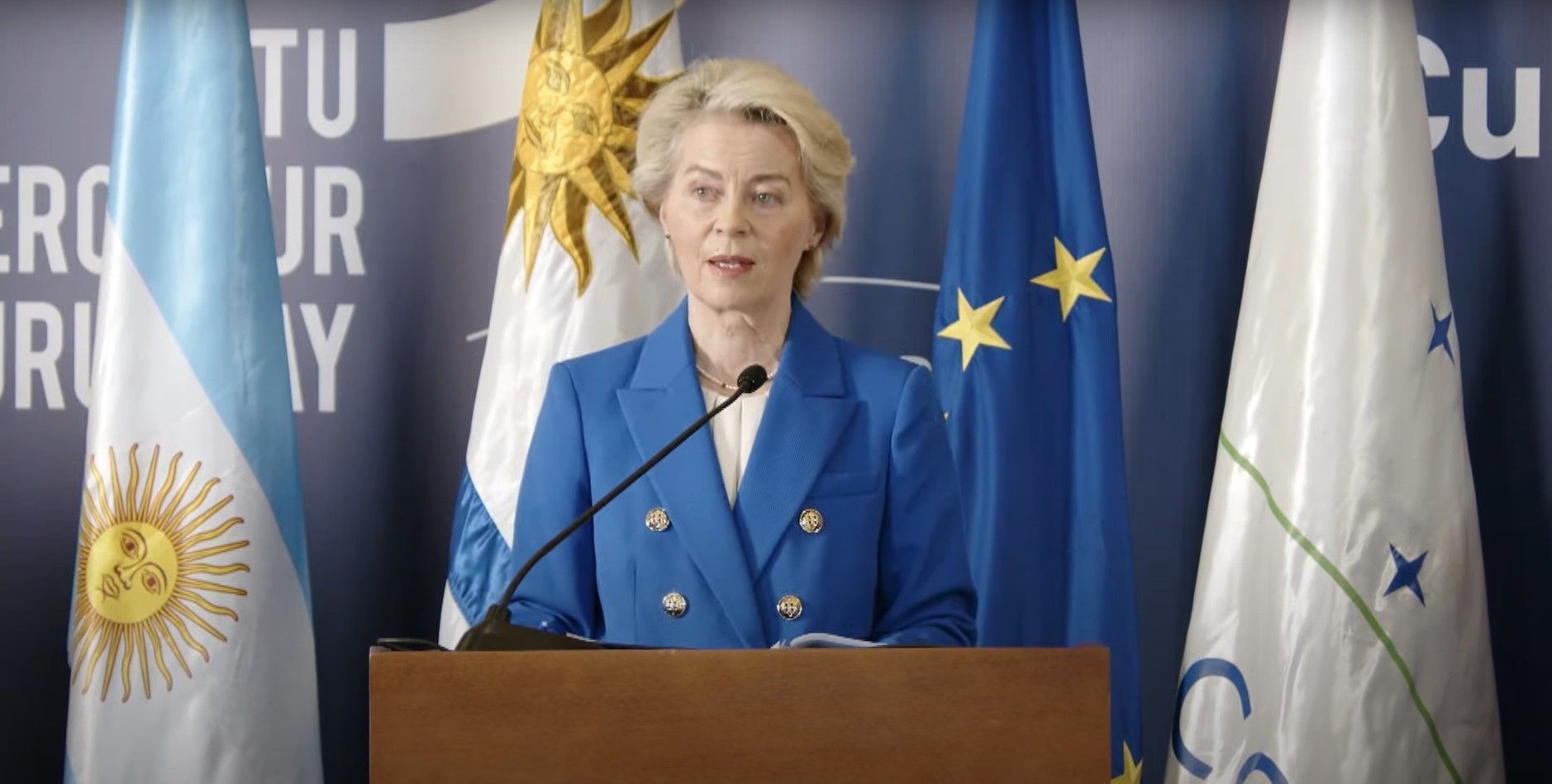 Mercosul e UE criam uma das maiores alianças comerciais do mundo, diz Von der Leyen
