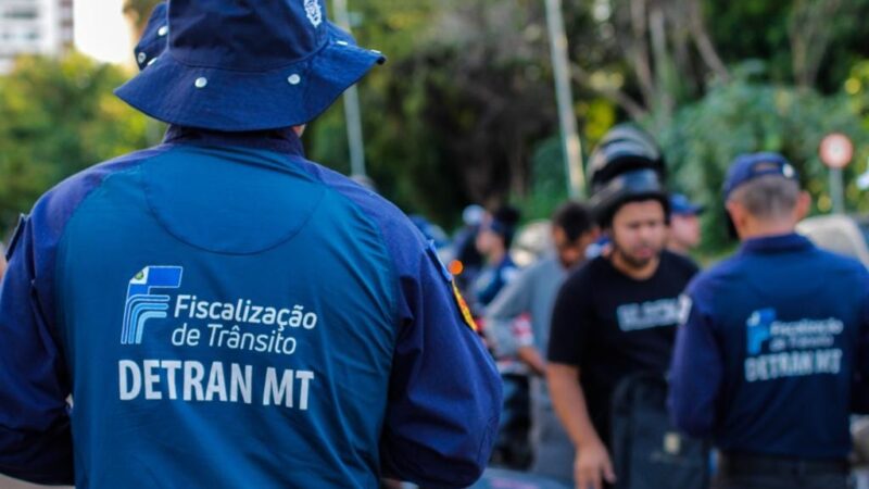 Detran realizou mais de mil operações de fiscalização de trânsito em Cuiabá e VG em seis anos