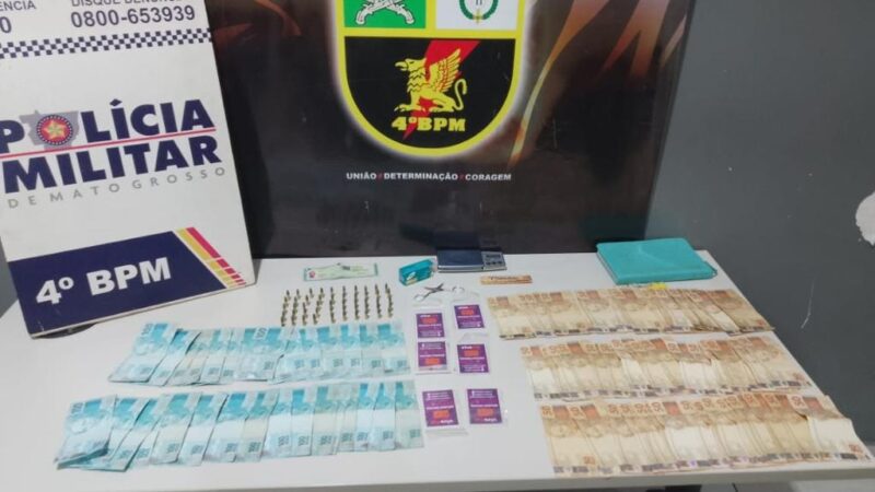 Estelionatário é preso em flagrante com munições e mais de R$ 6,5 mil em Várzea Grande – Jornal Advogado – Em Mato Grosso