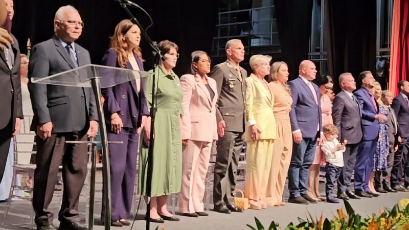Gisela Cardoso presidente da OAB-MT prestigiou cerimônia de posse do prefeito de Cuiabá, Abílio Brunini – Jornal Advogado – Em Mato Grosso