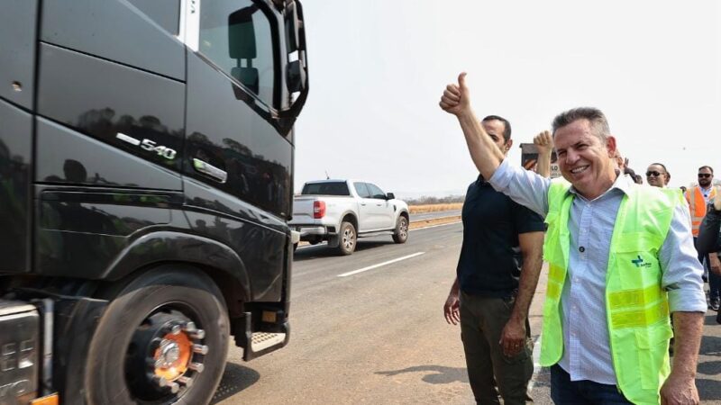 Governador prevê 100% da BR-163 de Cuiabá até Sinop em obras de duplicação até o final do ano