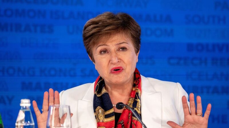 Inflação global ainda não foi completamente derrotada, diz Georgieva