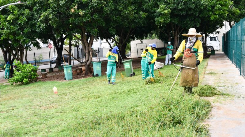Mutirão de limpeza atende nove pontos da cidade neste final de semana