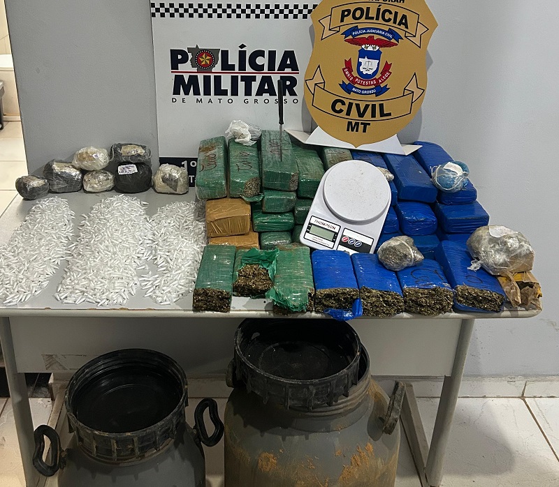 Polícia Civil desarticula depósito de drogas que seriam distribuídas em Itanhangá e Tapurah – Jornal Advogado – Em Mato Grosso