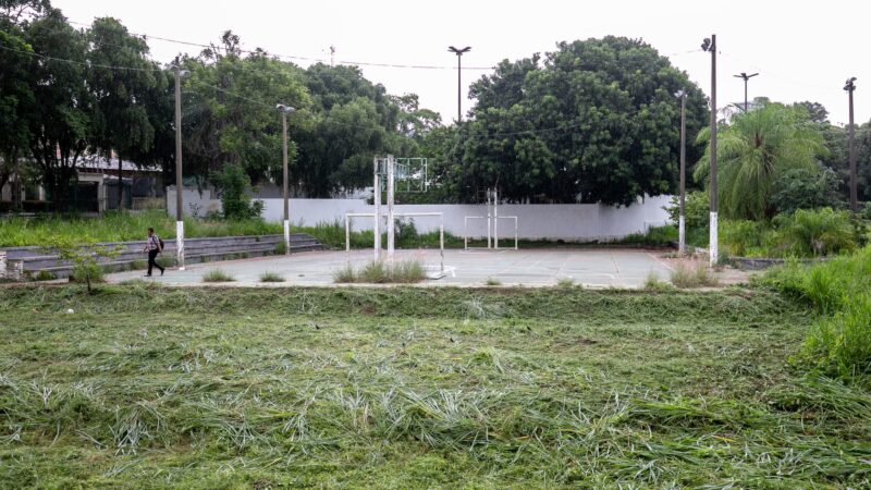 Prefeitura inicia manutenção de ginásios e espaços esportivos em Cuiabá; confira