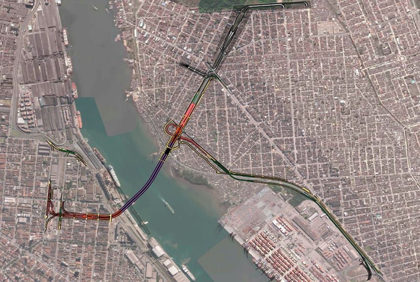 “Road show“ na Europa busca investidor para túnel Santos-Guarujá