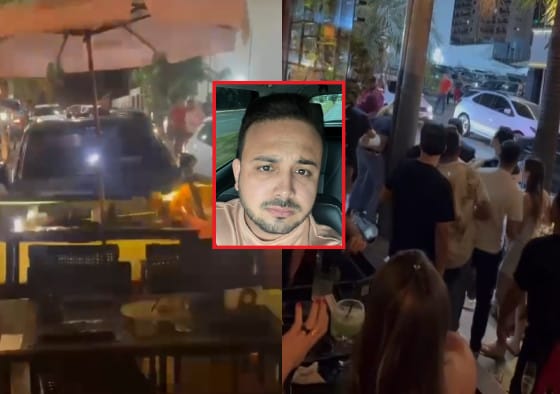Empresário que destruiu deck em restaurante é indiciado por tentativa de homicídio e outros dois crimes
