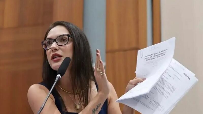 Janaina Riva denuncia possível desvio de R$ 308 milhões e liga esquema à família do governador Mauro Mendes