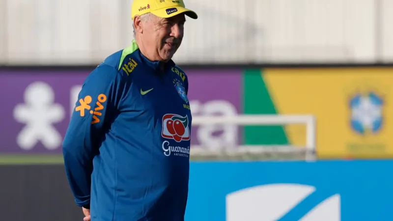 Ancelotti muda peças contra o Paraguai em SP para corrigir erros da seleção brasileira