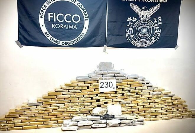 Foragido de MT é preso pela PF comprando seis malas de drogas em Roraima