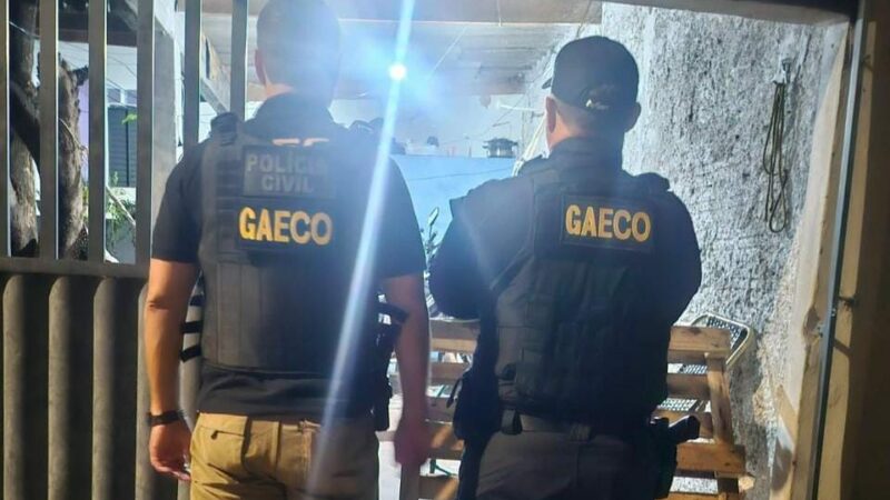 Líder de facção com mais de 20 passagens criminais morre durante operação da Gaeco