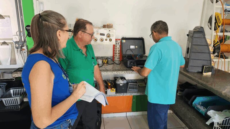 Operação do Ipem fiscaliza cabos e cordões elétricos em Cuiabá e Várzea Grande