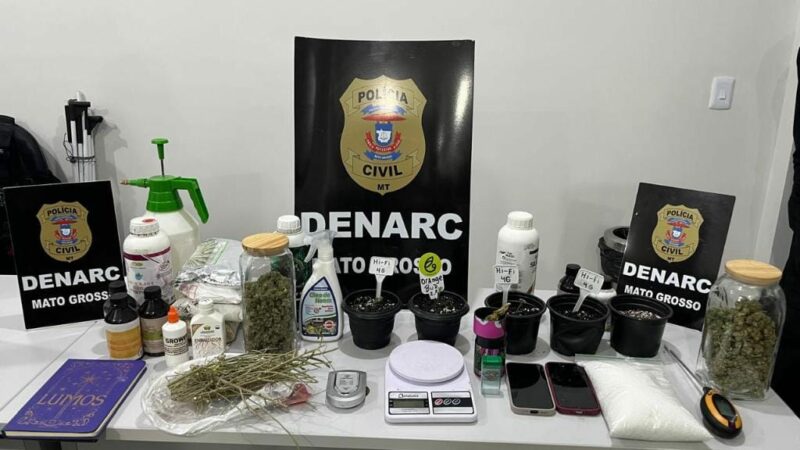 PC deflagra operação contra o tráfico de drogas com alvos em Cuiabá, Várzea Grande e interior