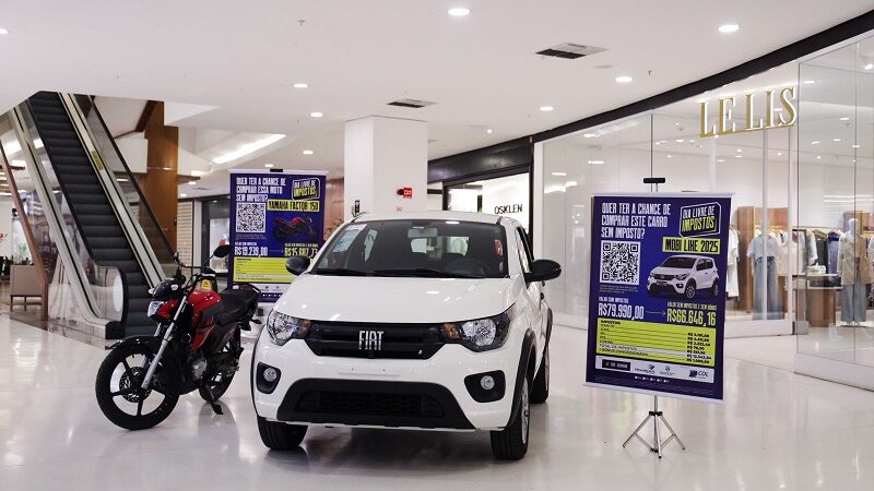 Sorteados poderão comprar motos e carro sem impostos em Cuiabá