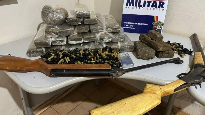 Traficante é preso com 25 quilos de drogas e causa prejuízo de R$ 79 mil às facções