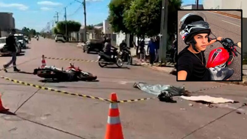 Motociclista morre em batida com caminhão betoneira em avenida de Sinop