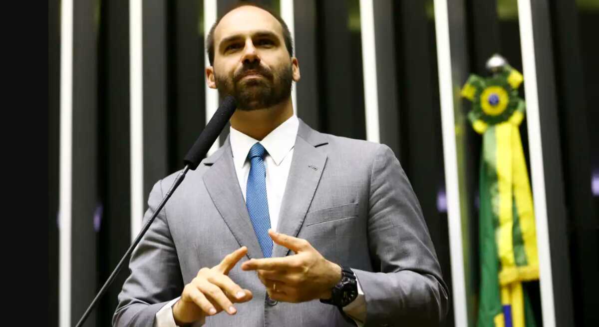 ‘Estão aumentando minha moral’, diz Eduardo Bolsonaro sobre discursos dos ministros do STF