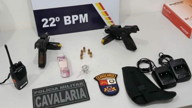 Polícia Militar prende quatro faccionados em flagrante por tentativa de duplo homicídio