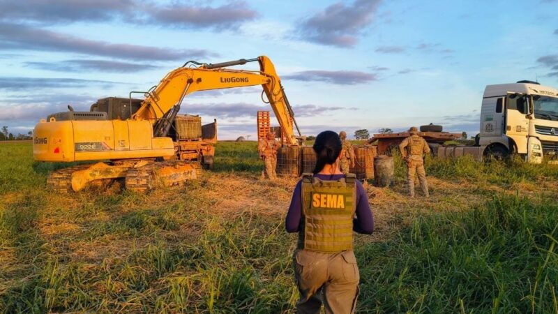 Sema aplica R$ 400 mil em multas por extração ilegal de minérios em Mato Grosso