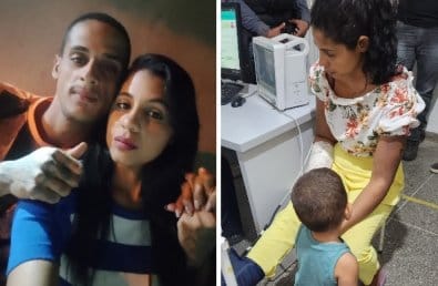 Mãe ferida e bebê são abandonados próximo à UPA