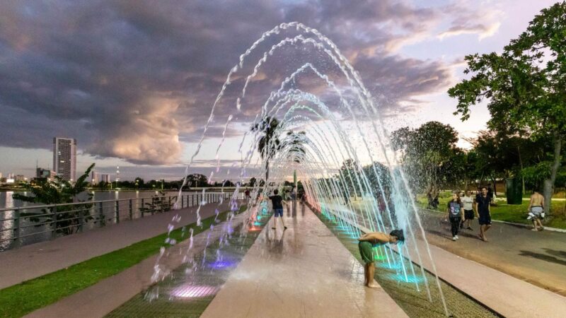 Parque das Águas passa por reformas após anos de abandono e ganha melhorias