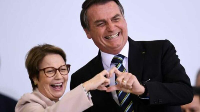 Tereza Cristina pede à Justiça para visitar Bolsonaro