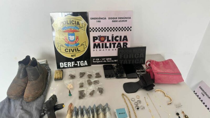 Faccionado suspeito por roubo com reféns em Tangará da Serra é preso