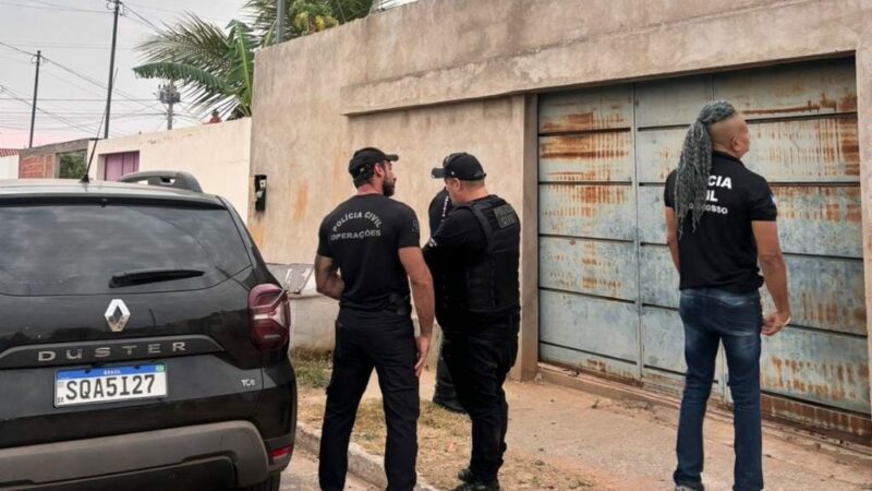 Polícia Civil cumpre busca referente à investigação de um latrocínio de vigilante em Cuiabá