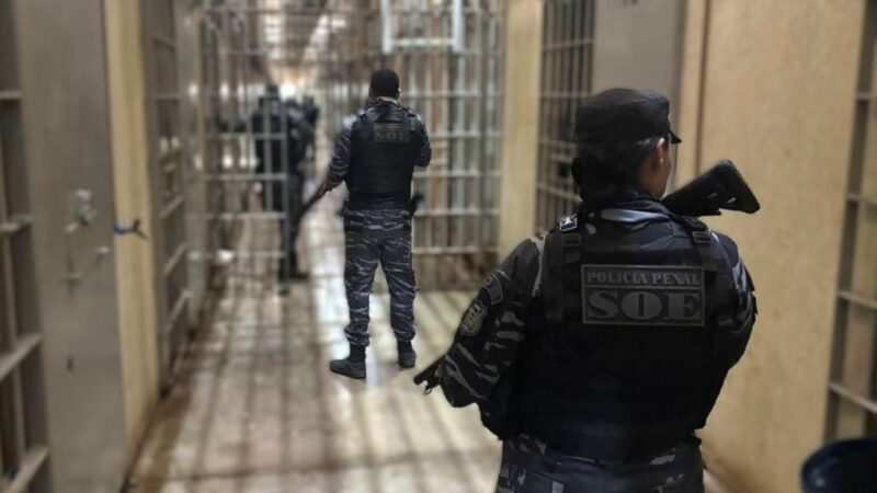 Polícia Penal conclui operação e reforça segurança em unidades prisionais de MT