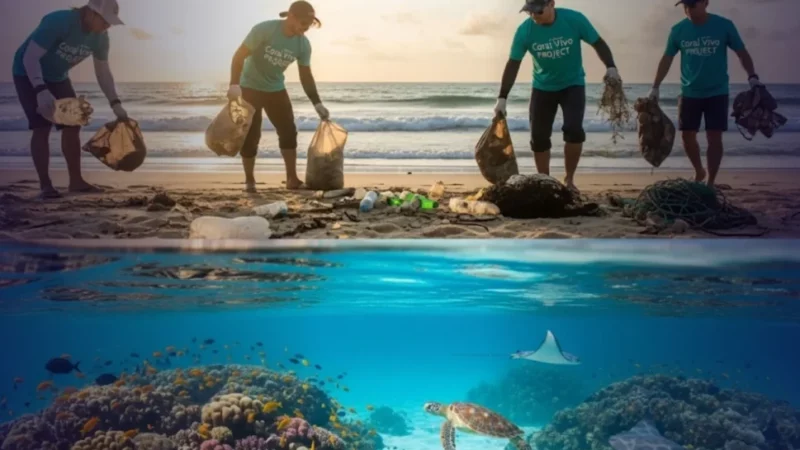 Projeto Coral Vivo promove mutirões em quatro estados para o Dia Mundial da Limpeza