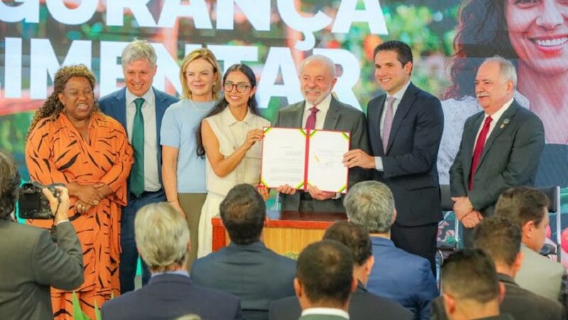 Ações de segurança alimentar viram política de Estado após sanção de Lula