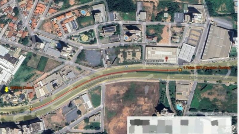 Avenida do CPA vai operar com faixa mais estreita a partir de segunda-feira
