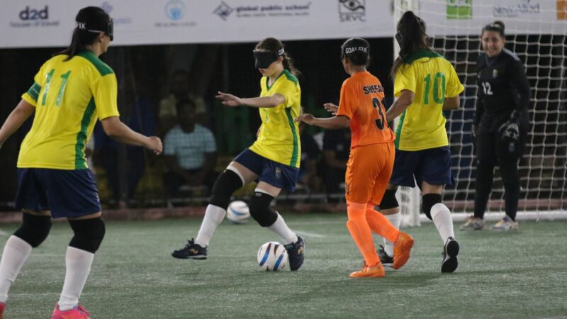Brasil estreia com vitória na Copa do Mundo de futebol de cegas