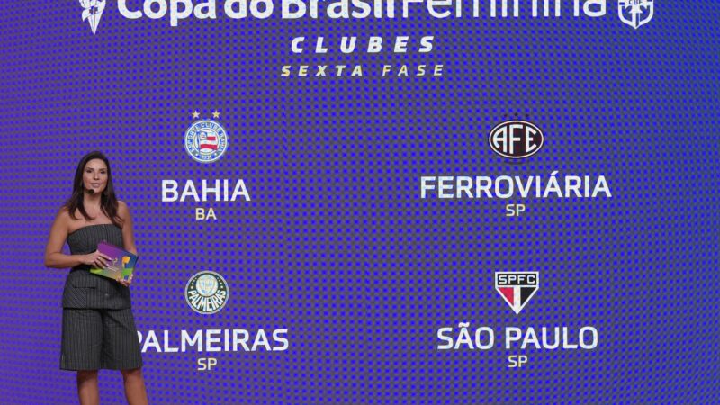 CBF sorteia confrontos das semifinais da Copa do Brasil Feminina