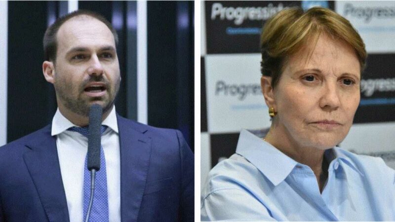 Eduardo Bolsonaro ataca Tereza Cristina após ser escanteado como presidente para 2026
